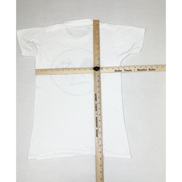 Vintage Corvette T-Shirt White Small Racing Cars Single Stitch - Picture 7 of 9